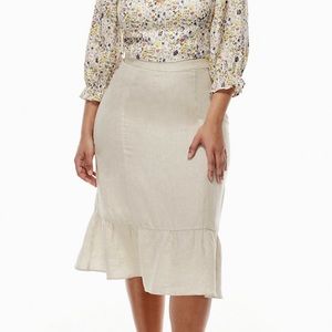 Aritzia - Wilfred - Chariot Linen Skirt